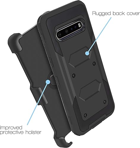 Miniatura 3 de Funda ThinQ para LG V60 ThinQ de alta resistencia a los impactosarmadura de alta resistencia a los impactos, funda de pantalla integrada con función