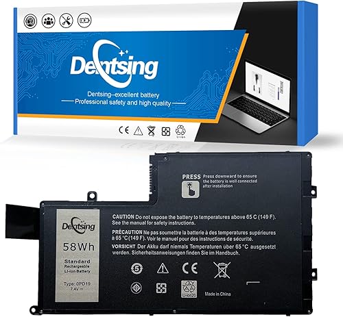 Dentsing OPD19 - Batería para laptop para DELL Inspiron 14, 5442, 14, 5443, 14, 5445, 14, 5447, 14, 5448, 14, 547, 15, 5542, 5543, 5545, 5547, 15, disponible en Yaxa Venezuela
