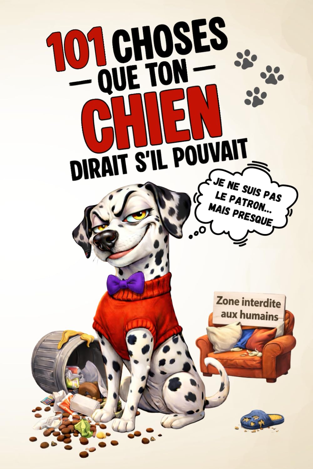 101 choses que ton chien dirait s’il pouvait: Le cadeau amusant pour les amoureux des chiens qui savent qui commande à la maison - Humour, bêtises et vérités à quatre pattes