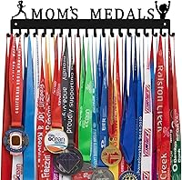 Vista 19 de Soporte para medallas – She Believed She Could She Did – Soporte personalizado para medallas para corredor de carreras deportivas, placa de metal