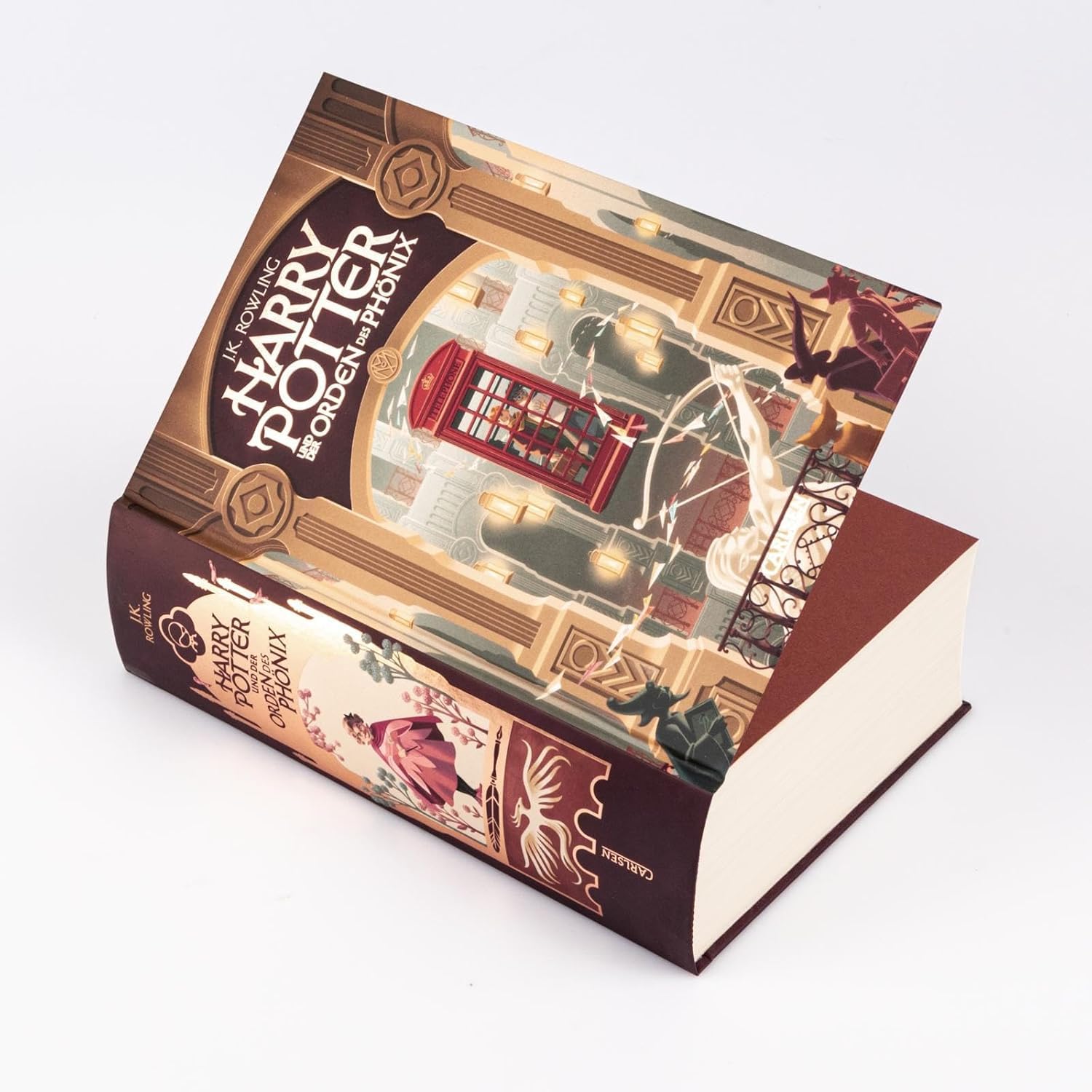 Harry Potter i Zakon Feniksa (5. tom w twardej oprawie) + 1 x oryginalny guzik Harry Potter