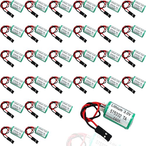 WELLVEUS 575332575332TA 3V PLC Batería de litio de repuesto para Siemens 810D 840D (paquete de 30)