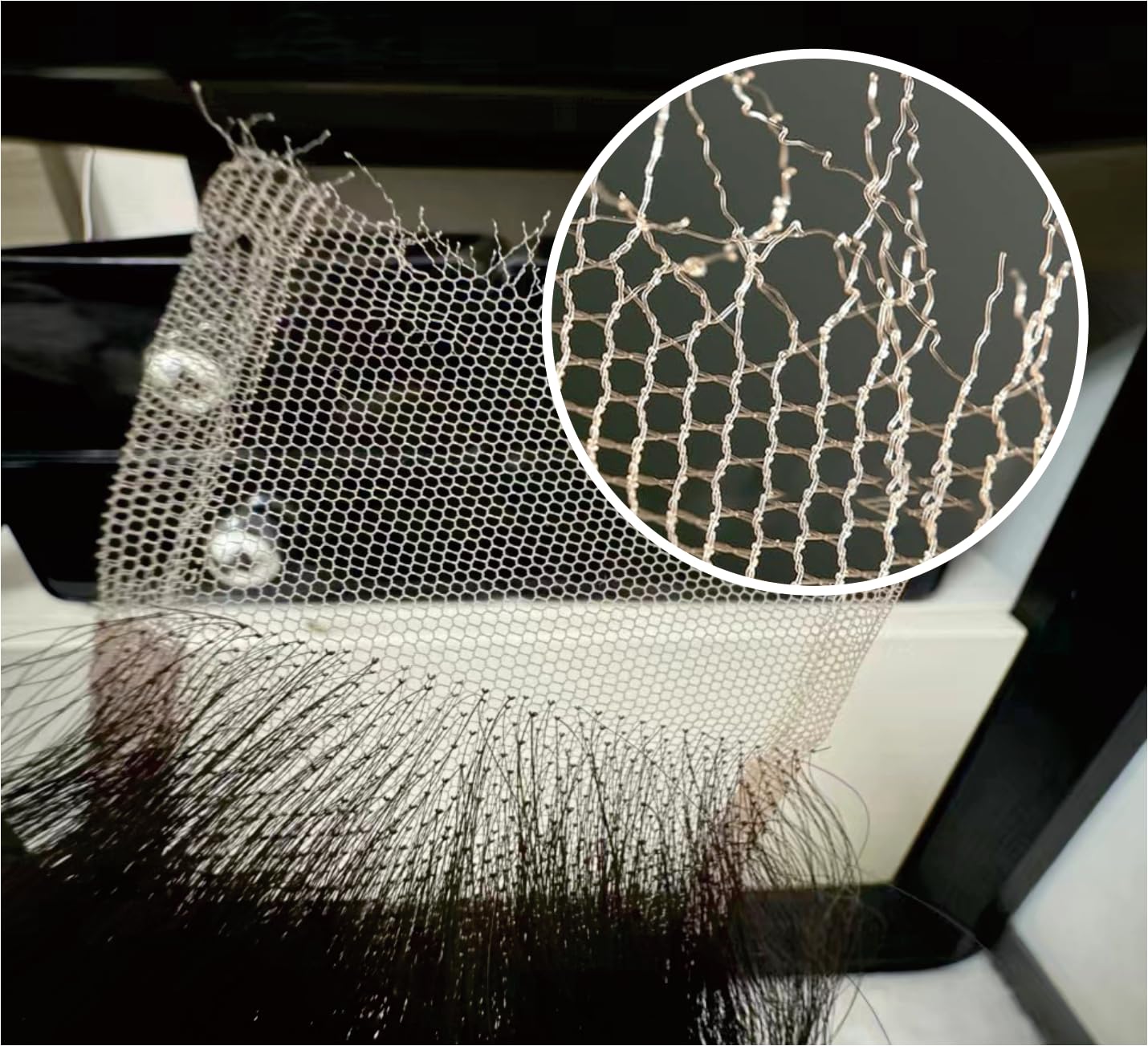 NIKISS 2x6 HD Lace Closure Natural Color Straight Virgin Human Hair Pre-plucked Hairline With Tiny Knots 0.095mm Ultra-thin Lnvisible SKINLIKE Real Swiss HD Lace Frontal 20Inch