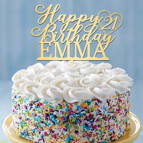 Miniatura 3 de Decoración personalizada para tarta de cumpleaños, decoración de pastel de mariposa con nombre de edad, adorno personalizado para tarta de