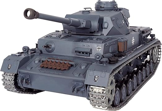 Modified TK7.0 Edition 1/16 2.4ghz Remote Control German Panzerkampfwagen IV Tank Model(360-Degree Rotating Turret)(Steel Gear Gearbox)(3800mah Nimh Battery)(Metal Tracks &Sprocket Wheel & Idle Wheel)
