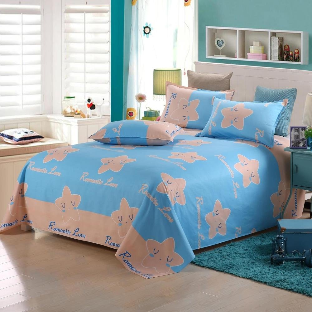 Linge de sergé de coton matelassé chaud 200x230 cm respirant