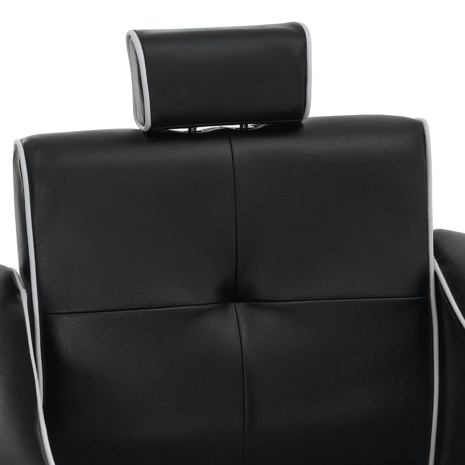 BarberPub Reclining Barber Chair with 440 Lbs Heavy Duty Hydraulic Pump, All Purpose Hair Styling Swivel for Home, Shampoo Salon Spa and Barbershop 9182 (Black)