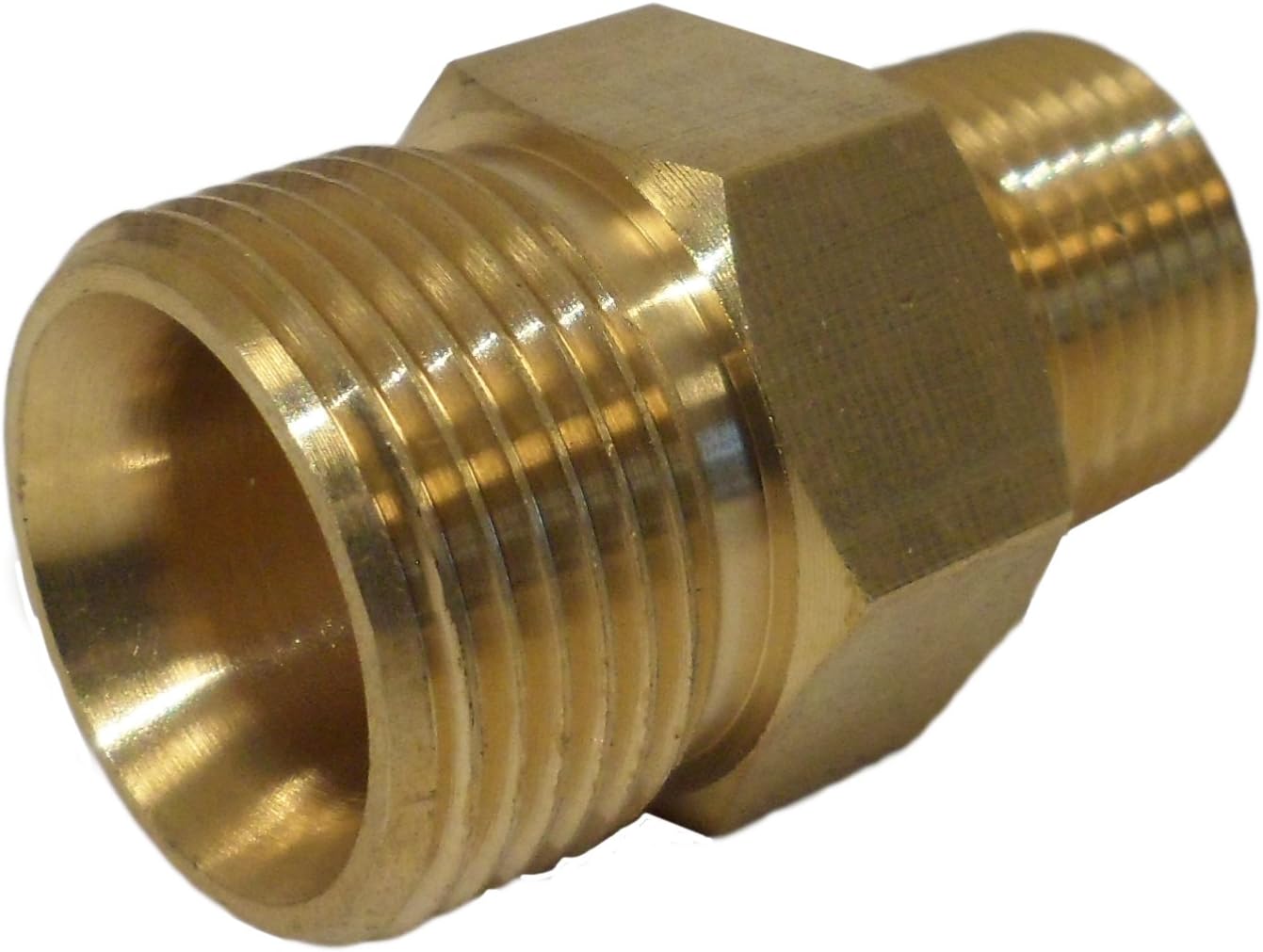 Ultimate Washer UW16-PW7B62 Power Washer Ball Valve Kit with Male and Female M22 Metric Threads, 2400PSI for High Pressure Hoses
