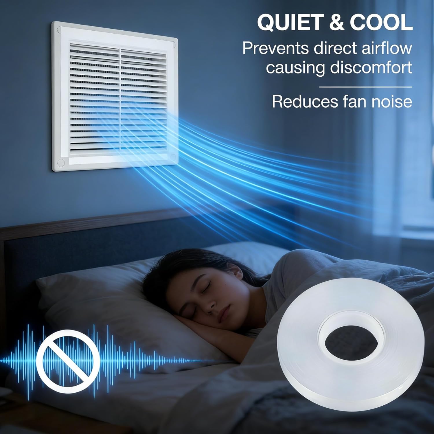Complete Air Vent Filter Kit, 78.7 Inches * 39.3 Inches,Electrostatic Media，Free Cutting, Captures Dirt, Dust, Smoke, Pollen Size Particles Air Vent Filter with Adhesive Tape, 1-Pack