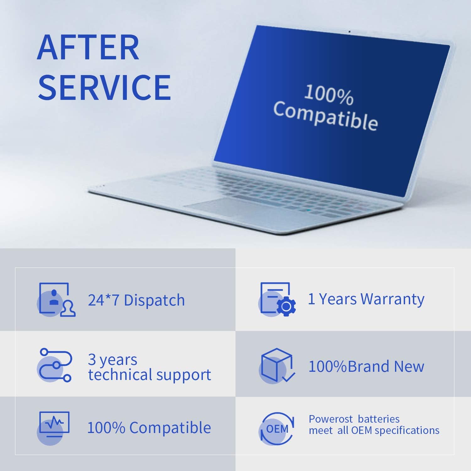 Powerost AP13B3K AP13B8K Laptop Battery for Acer Aspire M5-583 M5-583P M5-583P-5859 M5-583P-6423 M5-583P-6428 M5-583P-6637 M5-583P-9688 R7-572 ES1-511 ES1-512 V5-473P V5-552G15V/3560mAh/53Wh