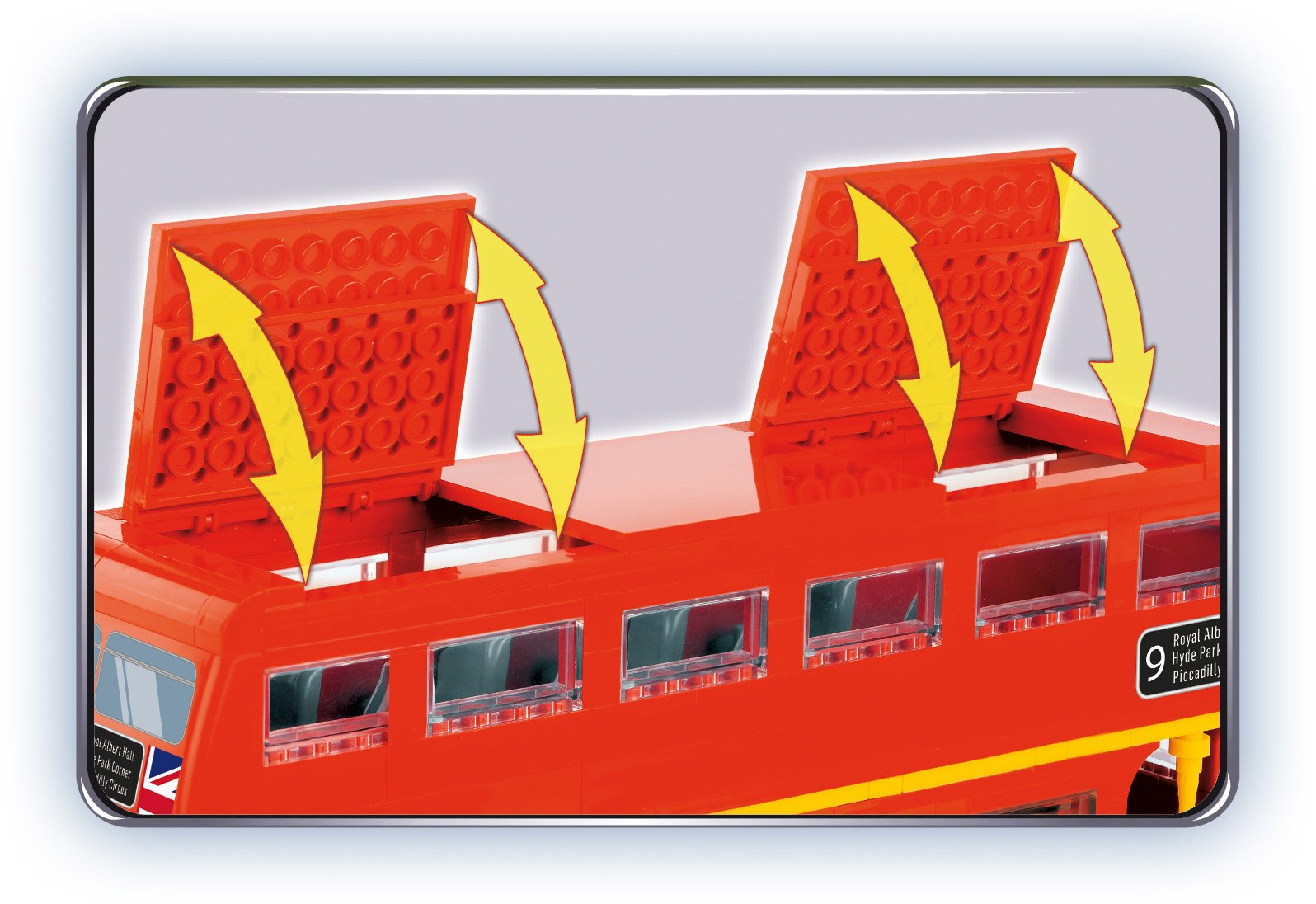 Cobi 1885 London Bus, Rosso