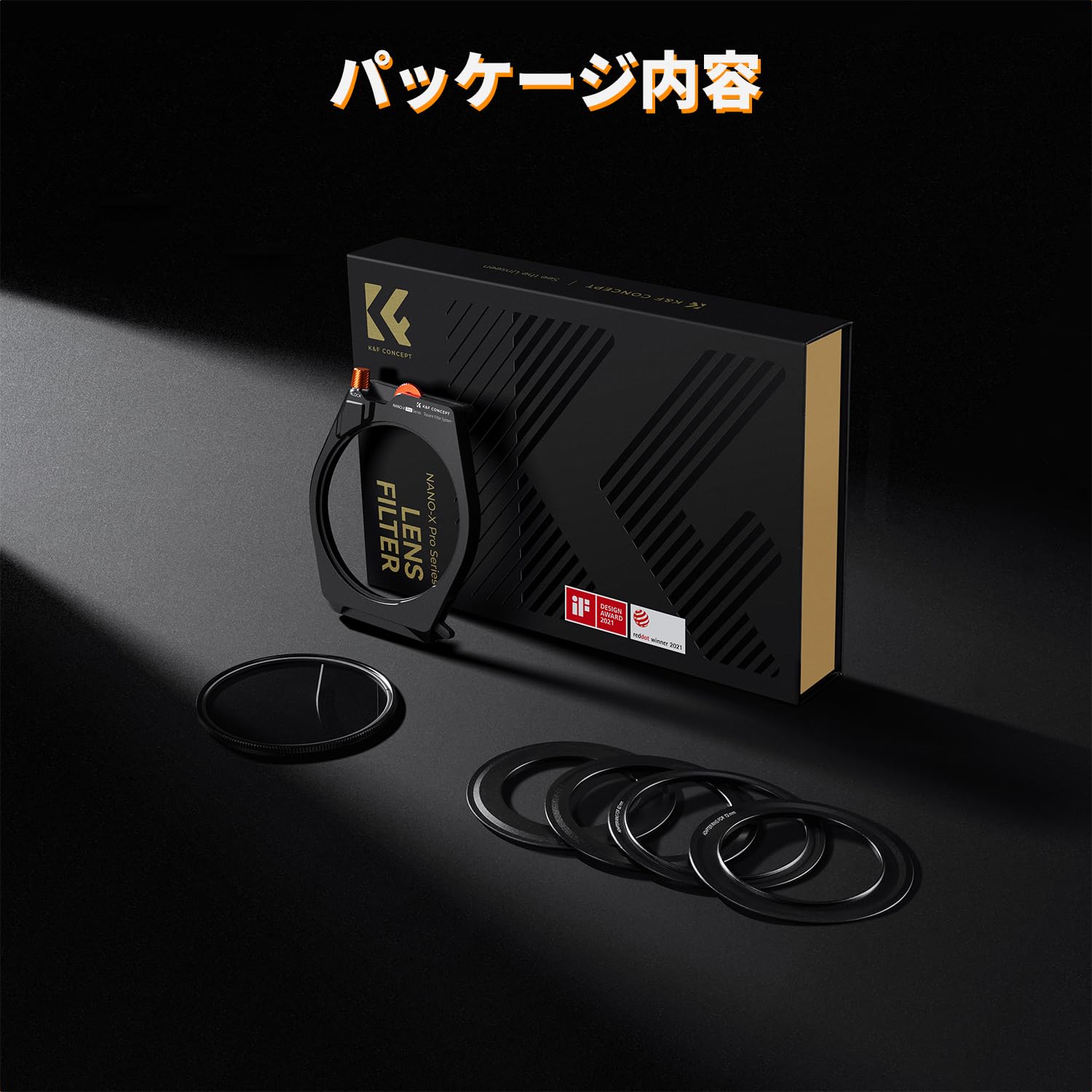 Amazon | 【新型】K&F CONCEPT 角型フィルターホルダー+CPLフィルター