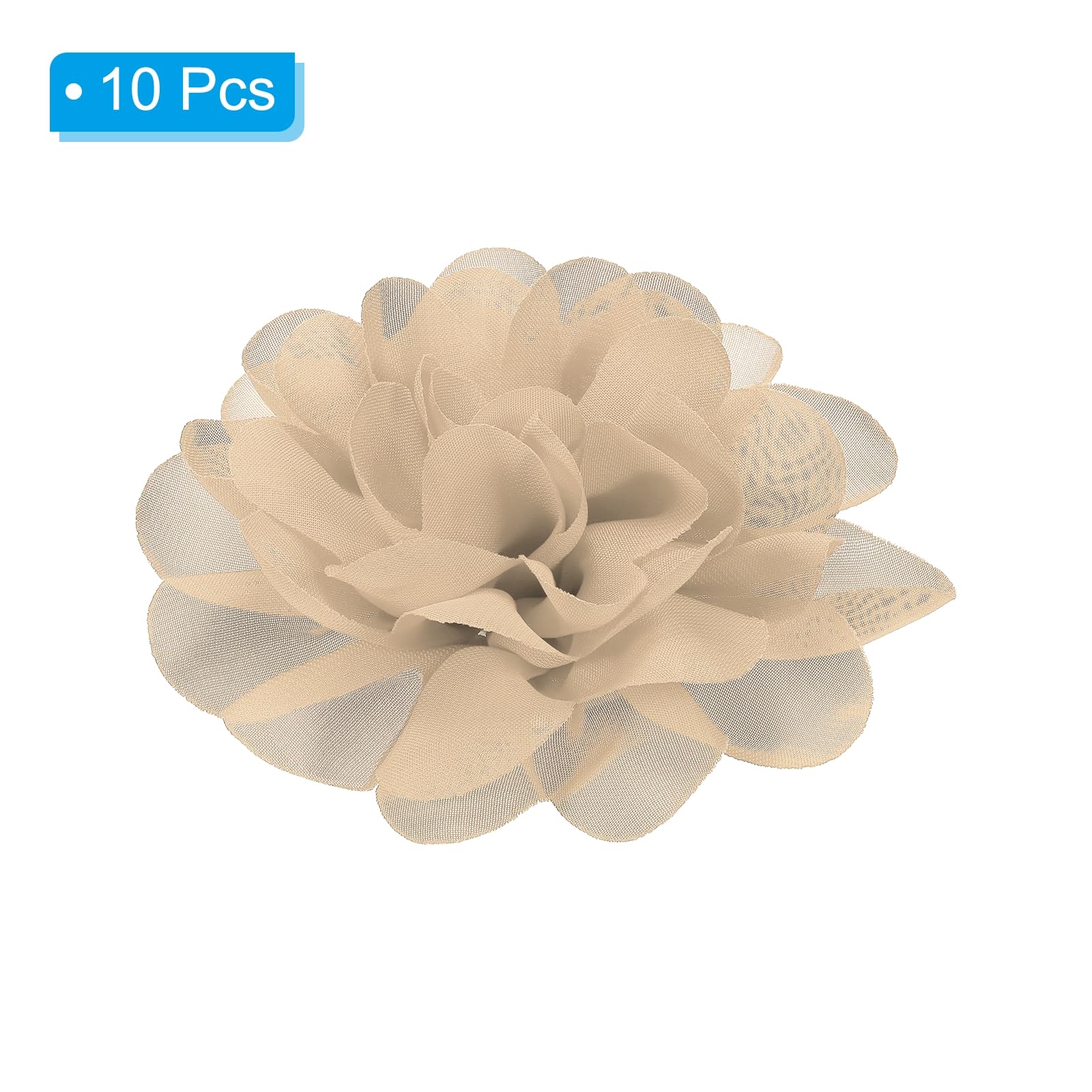 PATIKIL 3.9" Chiffon Flowers - Image 3