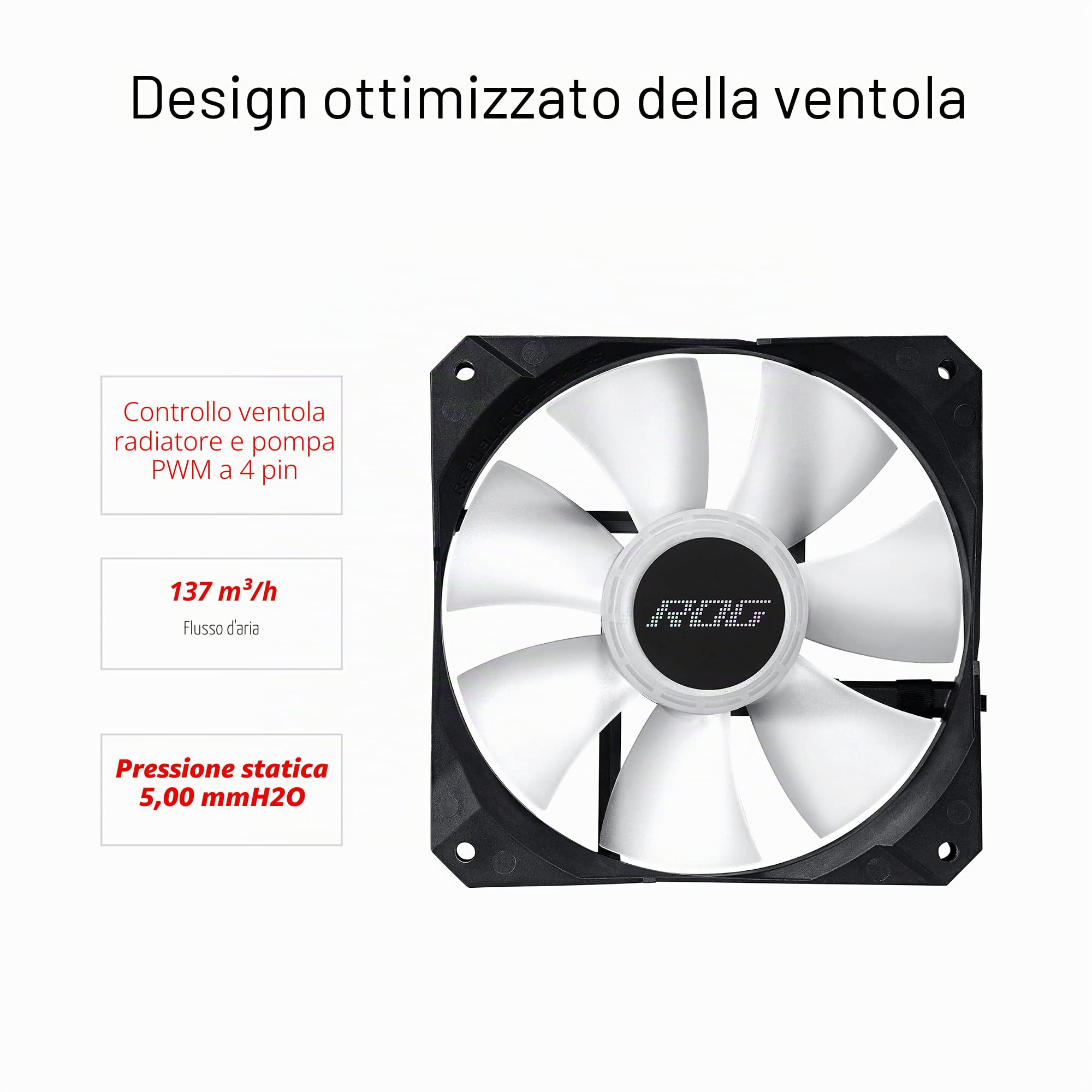 ASUS ROG Strix LC II 360 ARGB Dispositivo di raffreddamento a liquido all-in-one, Cooler CPU, supporto Intel LGA 1700 e AMD AM4/TR4, 3 Ventole ROG RGB da 120 mm, Aura Sync, Nero