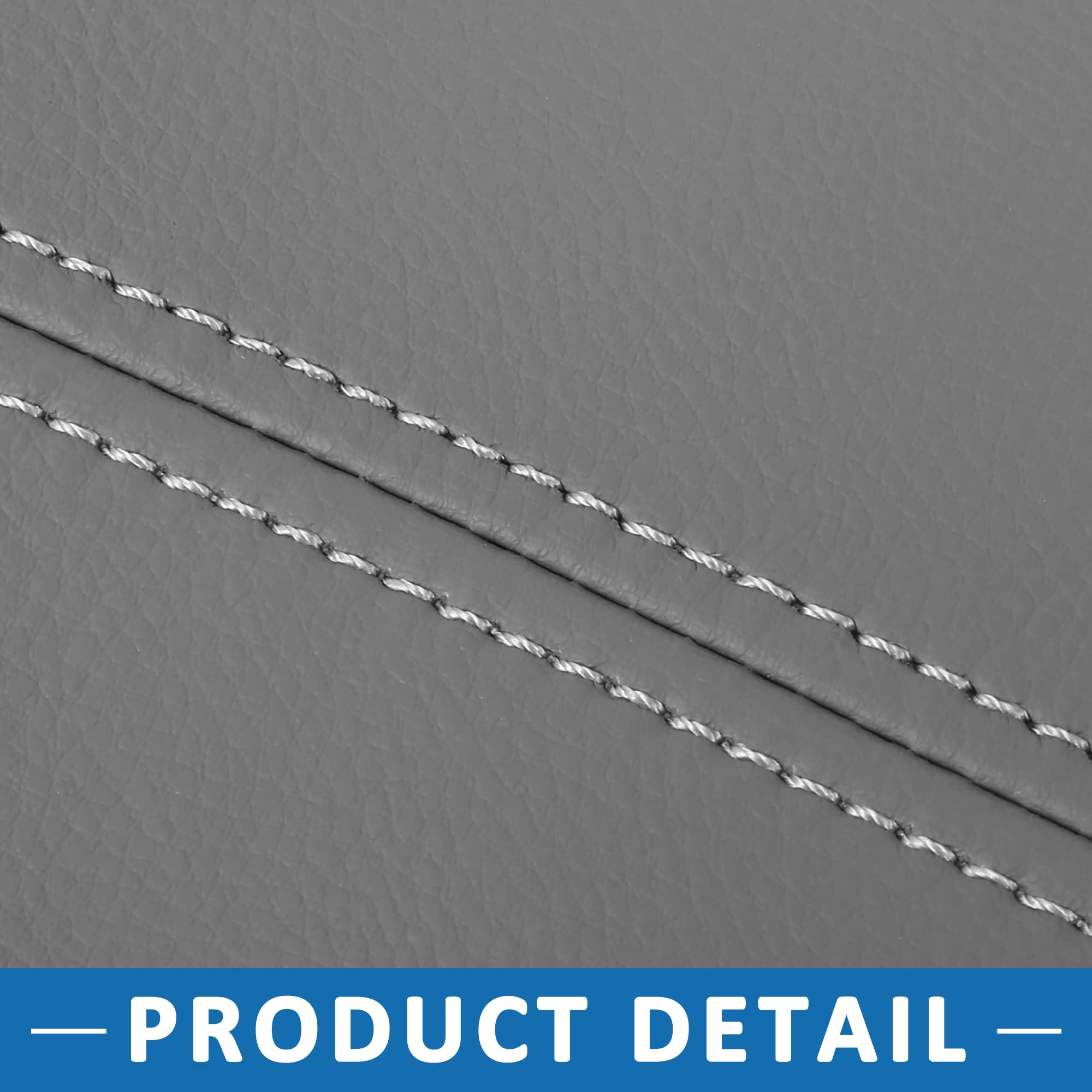 Rivestimento Bracciolo Porta Per Volkswagen Maggiolino 1998-2010 - Pelle Microfibra Grigia - Foto 4