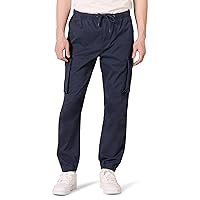 Amazon Essentials Pantaloni Jogger Cargo con Coulisse in Vita dalla vestibilità Standard Uomo