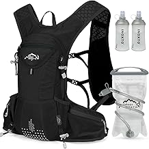 IX INOXTO Hydration Pack Backpack, Lightweight Water Backpack with 2L Leakproof Hydration Bladder Daypack for Men Women,Running Hydration Vest for Outdoor Trail