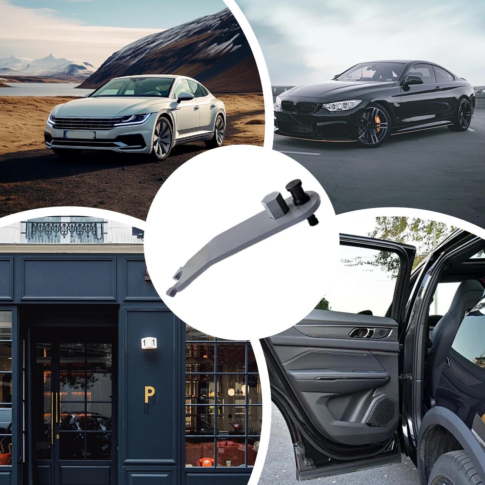 Herramienta de ajuste de puerta, ajustador de puerta de coche profesional multifuncional, herramientas de alineación de puertas de coche ajusta bisagras de puerta para casi todos los automóviles y