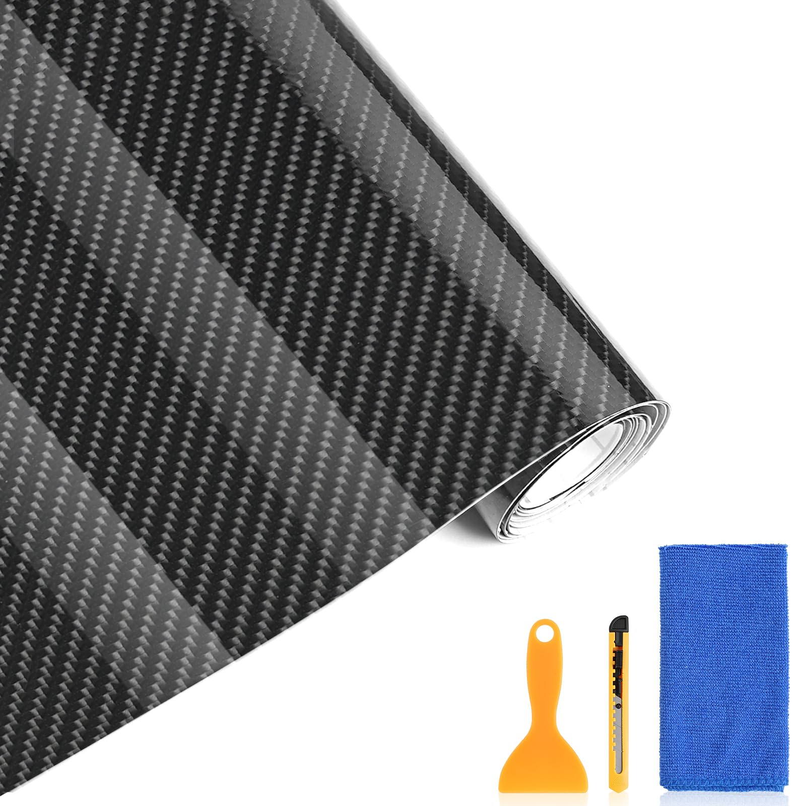 Fibra di carbonio 6D - 30 cm x 152 cm