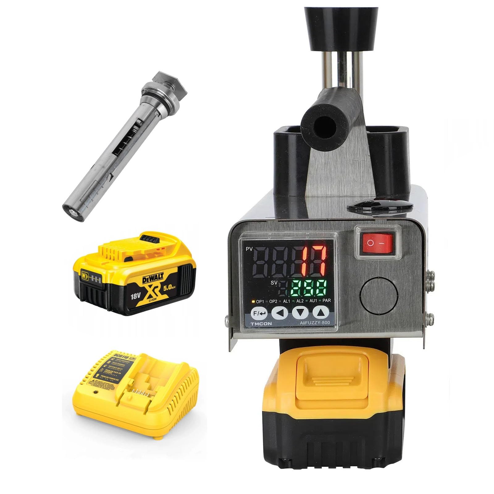 Evaporatore Acido Ossalico Per Api Trattamento Varroa Senza Fili Batteria 20V MAX 3.0Ah Sublimatore Professionale Per Arnie E Cura Delle Api Kit Completo Incluso