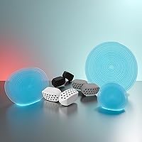 Vista 4 de 6 unidades de ejercitador de mandíbula para hombres, niveles de resistencia, sin BPA, silicona para ejercitadores de mandíbula, tabletas