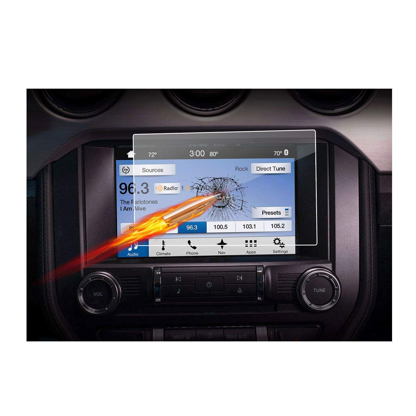 mustang lcd screen free sample