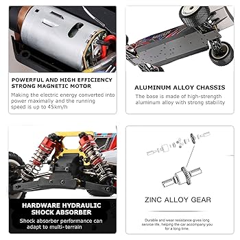 Amazon.co.jp: LOUJIN XKS 104001RCカー45km / h高速レーシング