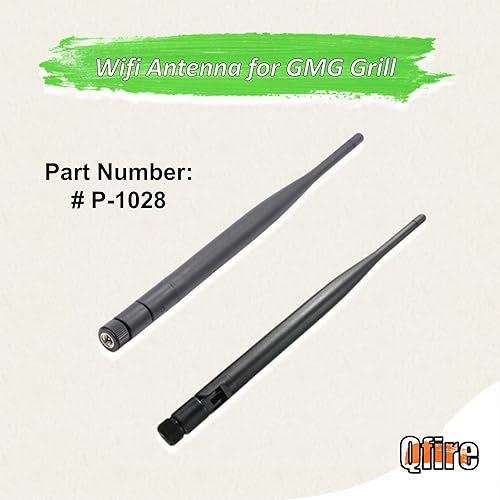 Miniatura 2 de Antena WiFi GMG de repuesto compatible con placa de circuito de control WiFi Green Mountain Grills, para antena GMG Davy Crockett, Trek, Daniel