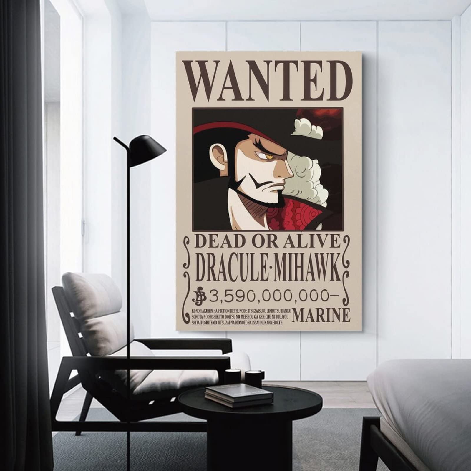 Amazon.co.jp: HD アニメ ポスター ウォンテッド ワンピース ミホーク