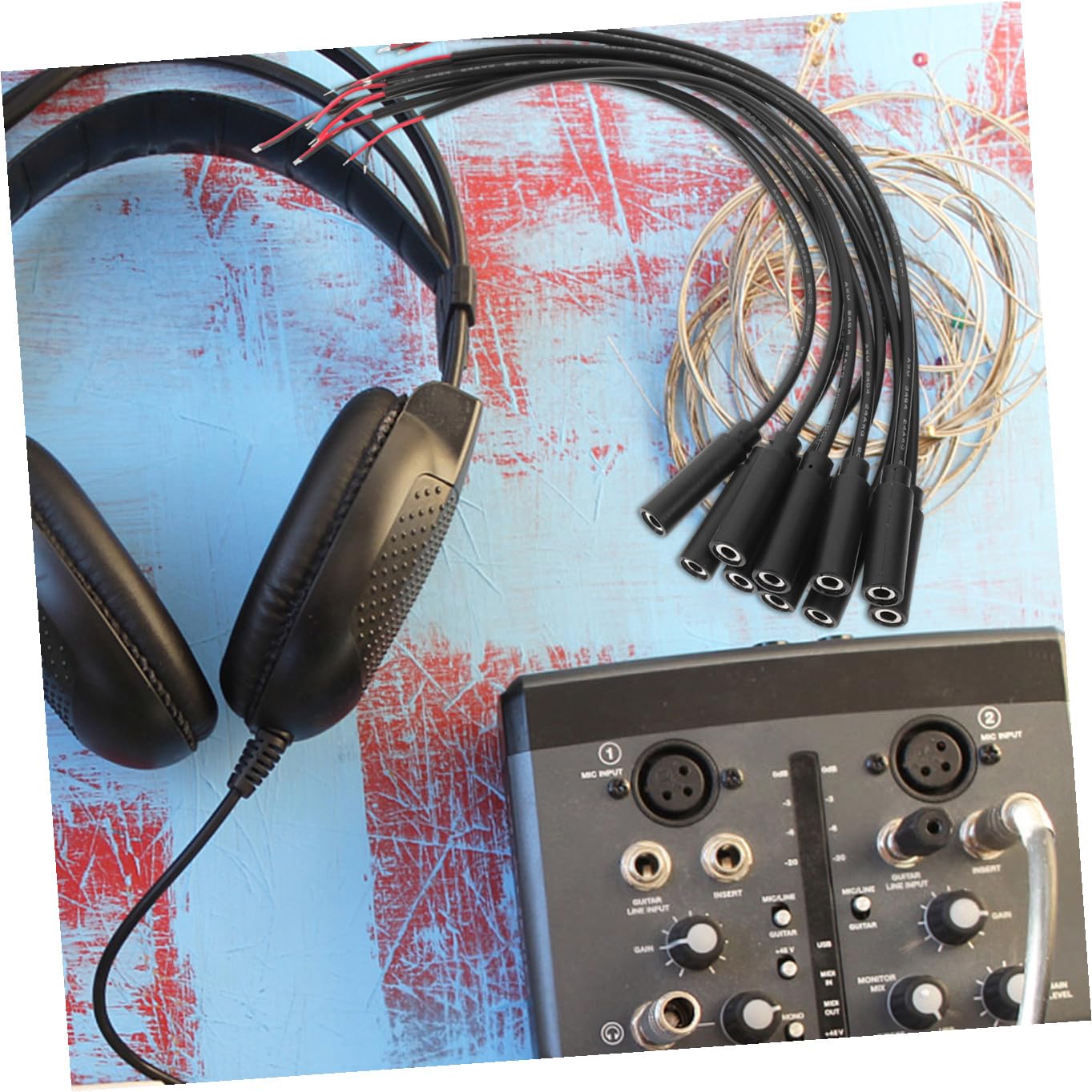 PartyKindom 50pezzi Cavo Audio Femmina Filo Per Cuffie e Microfoni Facile Da Installare e Resistente Compatibile Con Dispositivi Musicali e Gaming Nero