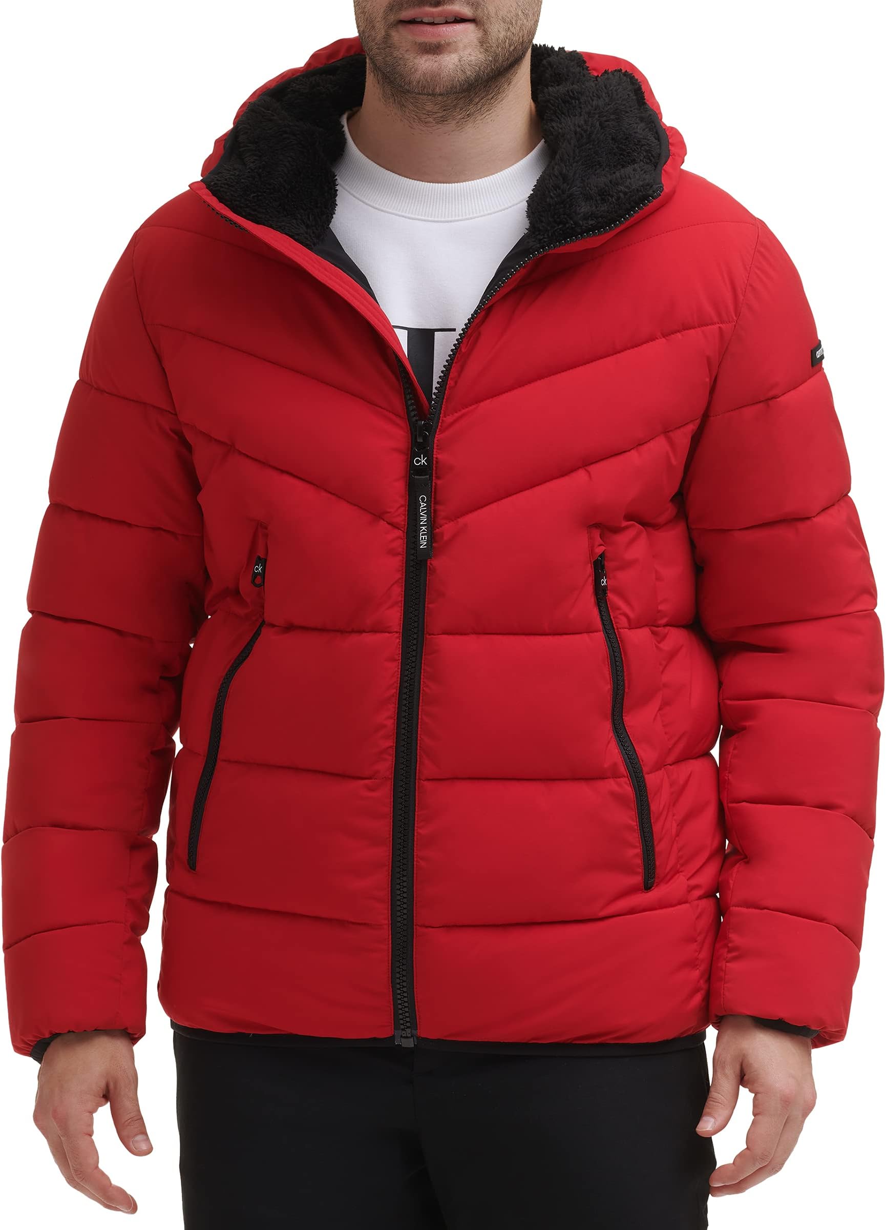 adidas red winter jacket