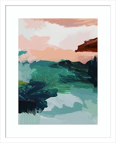 Miniatura 13 de Amanti Art Framed Wall Art Print 25x21 Utopia Art Print by Urban Road, Abstract Wall Art, Modern Contemporary Decor, Medium Poster Painting Artwork