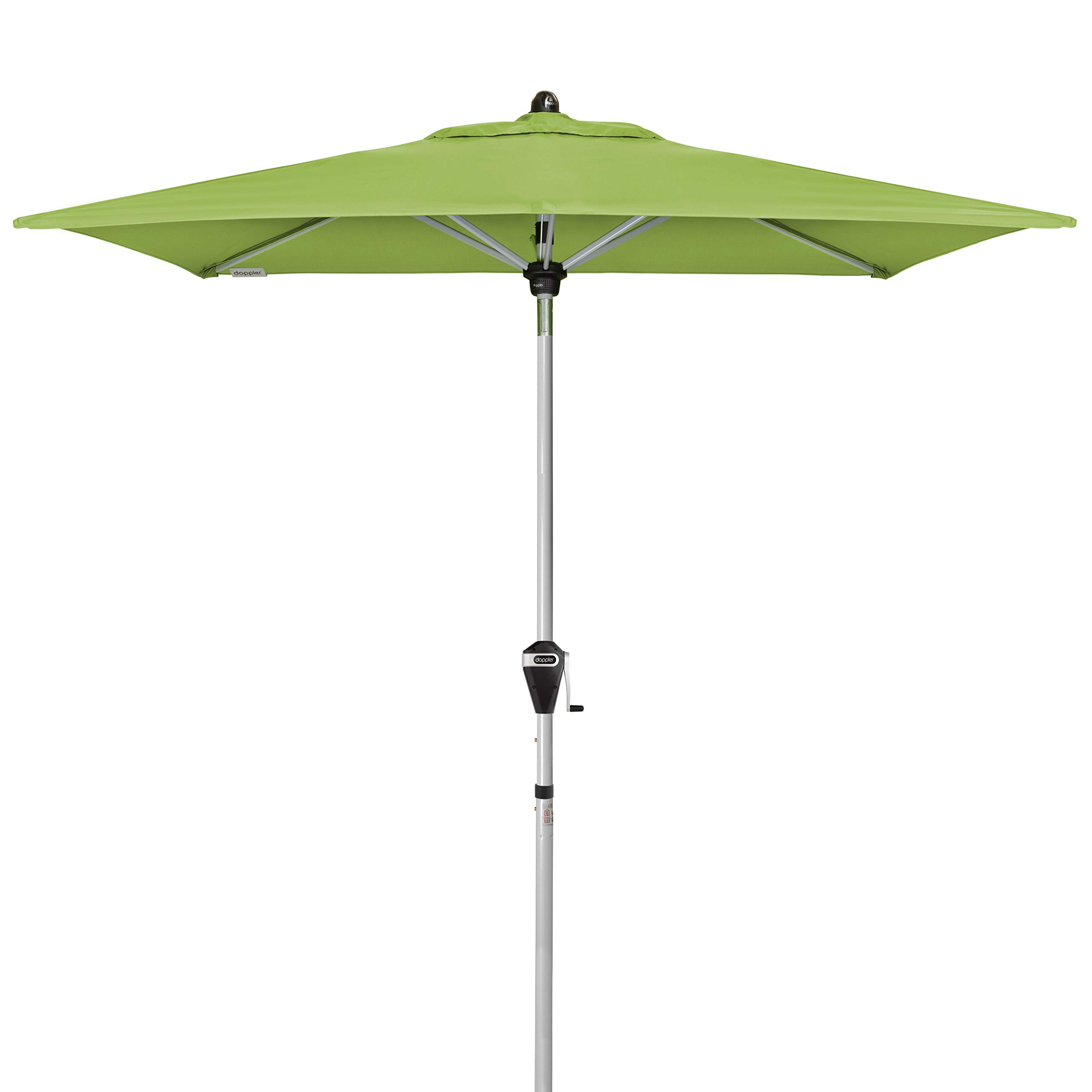 Doppler Active Auto Tilt 210 x 140/210 – parasol przeciwsłoneczny z korbą, idealny na balkon, odporny na deszcz, zginany, ok. 210 x 140/210 cm