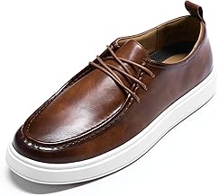 YFFUSHI Hommes Chaussures Décontractées en Cuir Enfiler Mocassins Chaussures Bateau Habillées