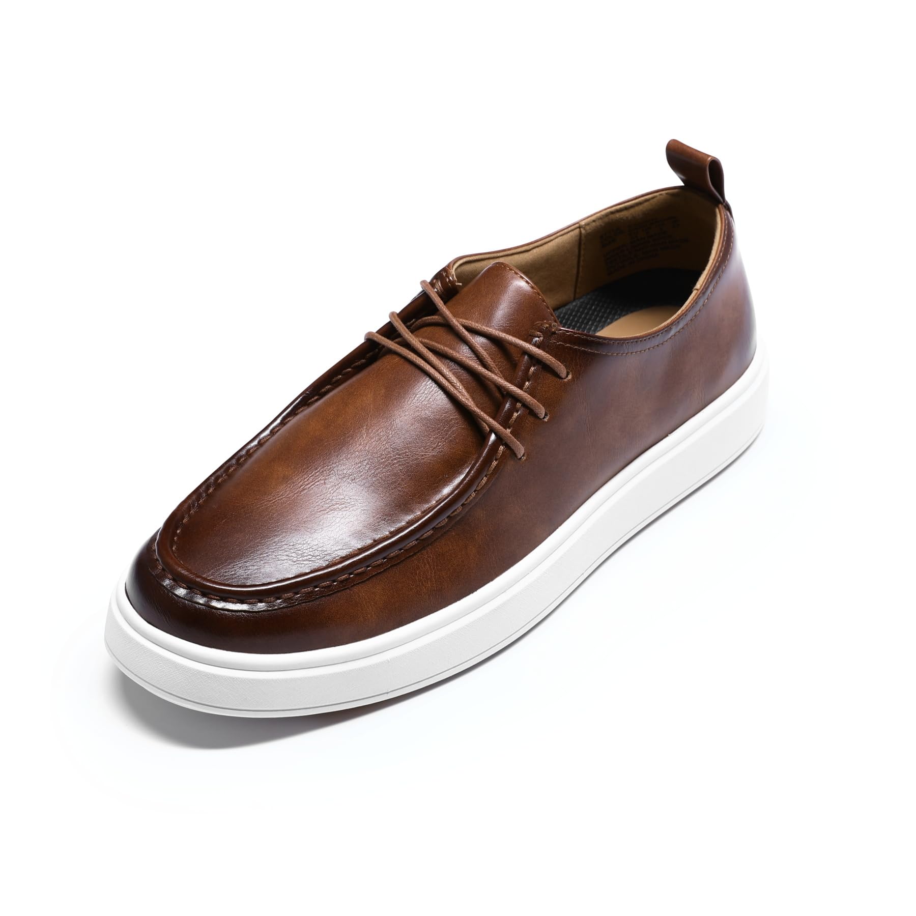 Allthemen Chaussures en Cuir Homme Casual Formal Derbies à Lacets Conduite Plat Comfort Oxford Élégant Léger