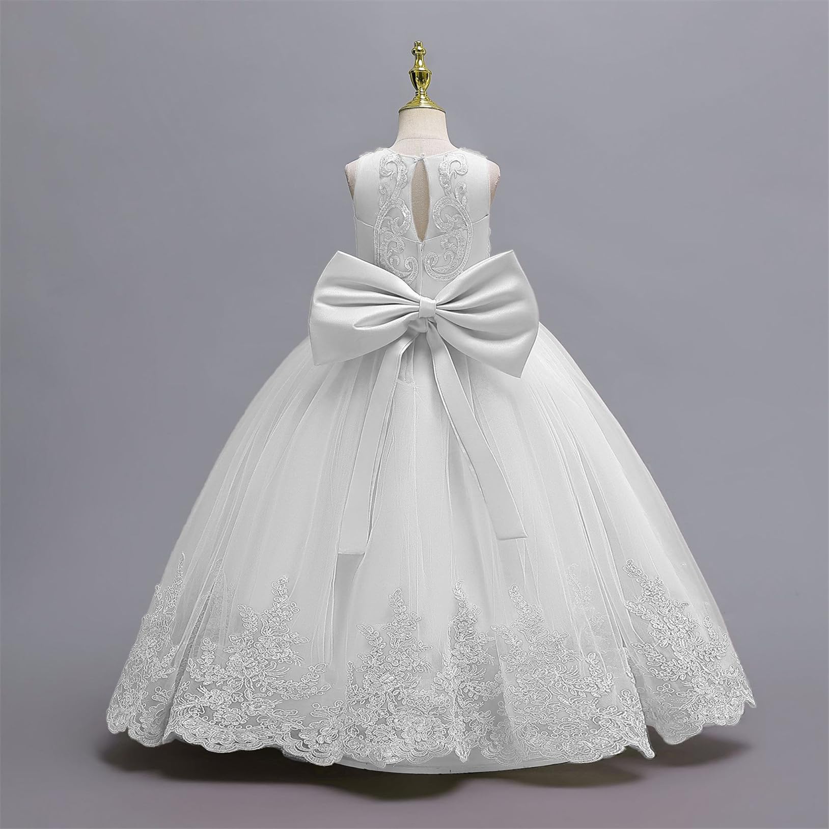FStory&Winyee Mädchen Partykleid Tutu Rock Kleinkinder TüllKleider Baby Outfits Abendkleidung für Blumenmädchen Schule Tanzen Geschenk Weihnachten Strand Urlaub Geburtstag