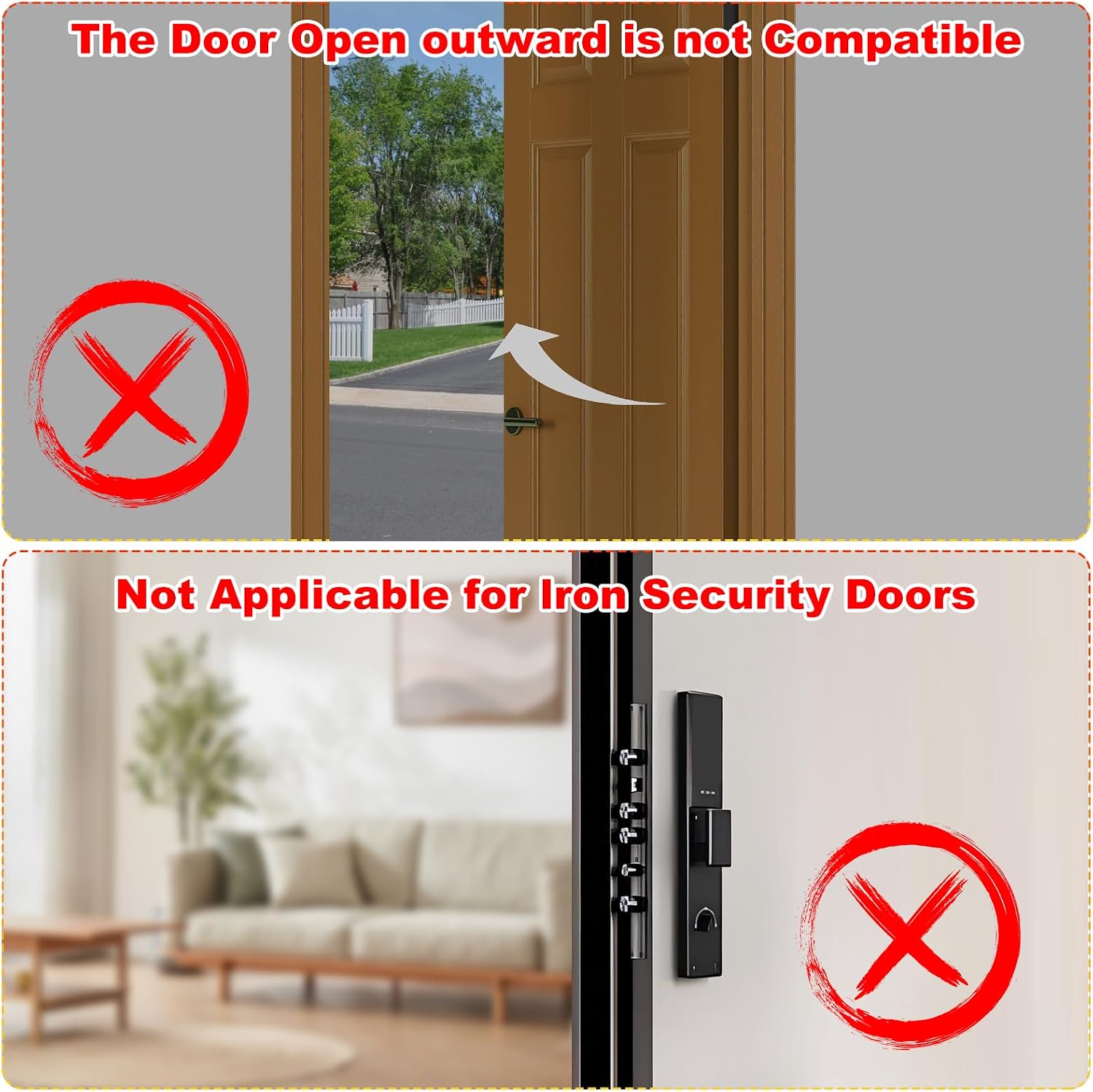 Anti-Theft Doorbell Mount Compatible with Arlo Video Doorbell 2K/HD (2nd Gen), No-Drill Mounting Bracket Secure Holder for Apartment Home Office with Enhanced Protection for Arlo Doorbell Camera