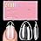 AILLSA Short Almond Nail Tips - Thickened Pre-shaped False Nail Tips Short Almond Shaped Half Matte Nails Tips, Fake Nails Extension 450pcs 15 Sizes with Storage Box