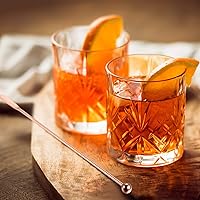 Vista 6 de Agitadores de bebidas de café de acero inoxidable de 7.5 pulgadas con palitos rectangulares pequeños, juego de 8 agitadores de bebidas para café