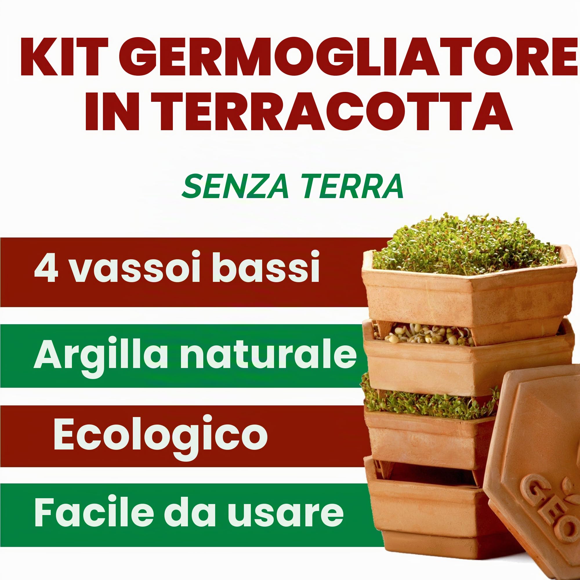 Geo TZZ0933 Terradisiena Germogliatore In Terracotta