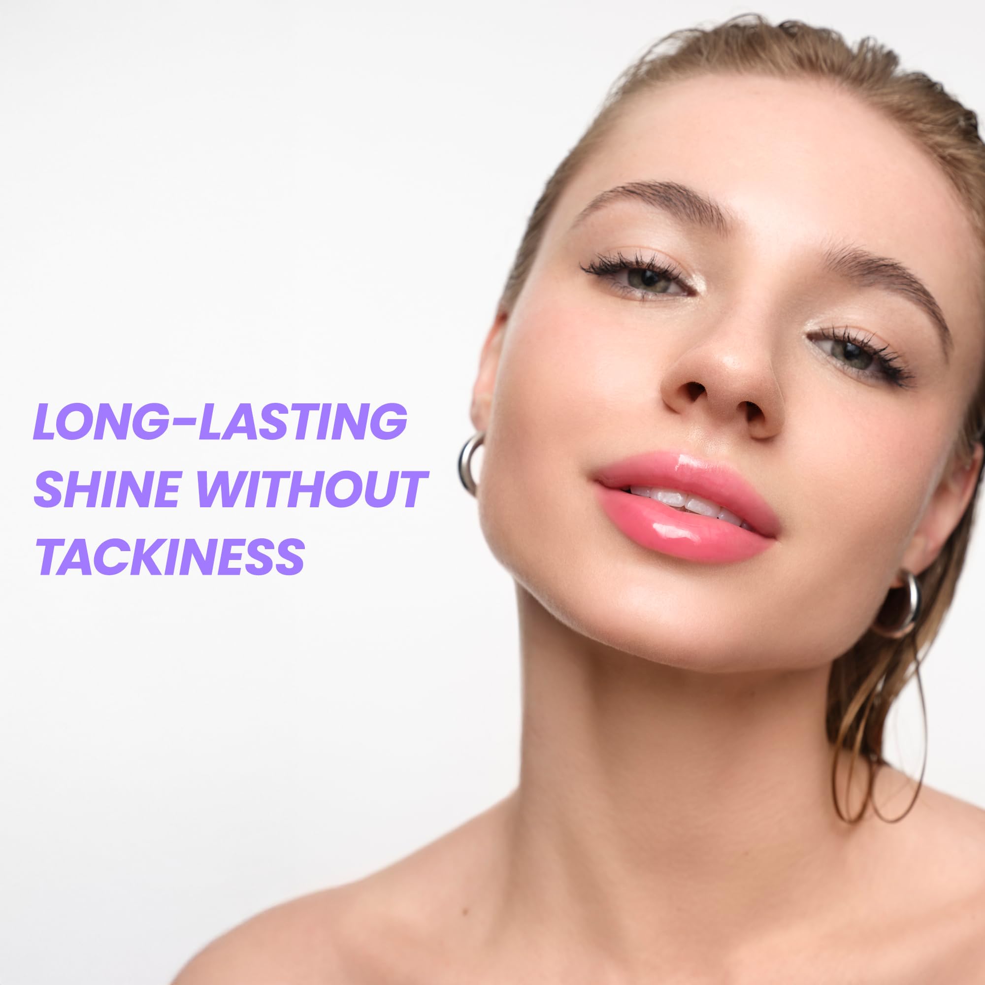 Wonderskin Lip Oil Rehab Serum - Tinted Lip Oil for Women Hydrating, Moisturizing, and Non-Sticky Red Tint Serum for Dry Lips (Amour) - Image 2