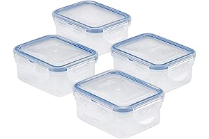Lock & Lock Easy Essentials Food Storage Container Set with Secure Lock