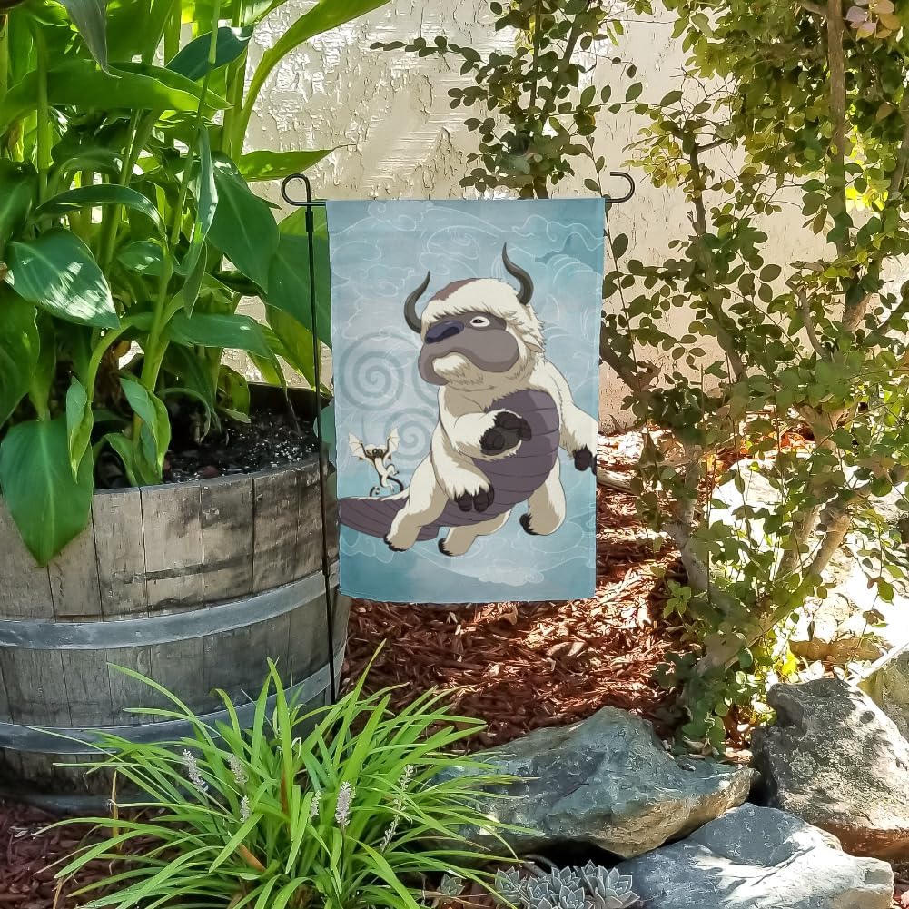 GRAPHICS & MORE Avatar The Last Airbender Appa & Momo Garden Yard Flag