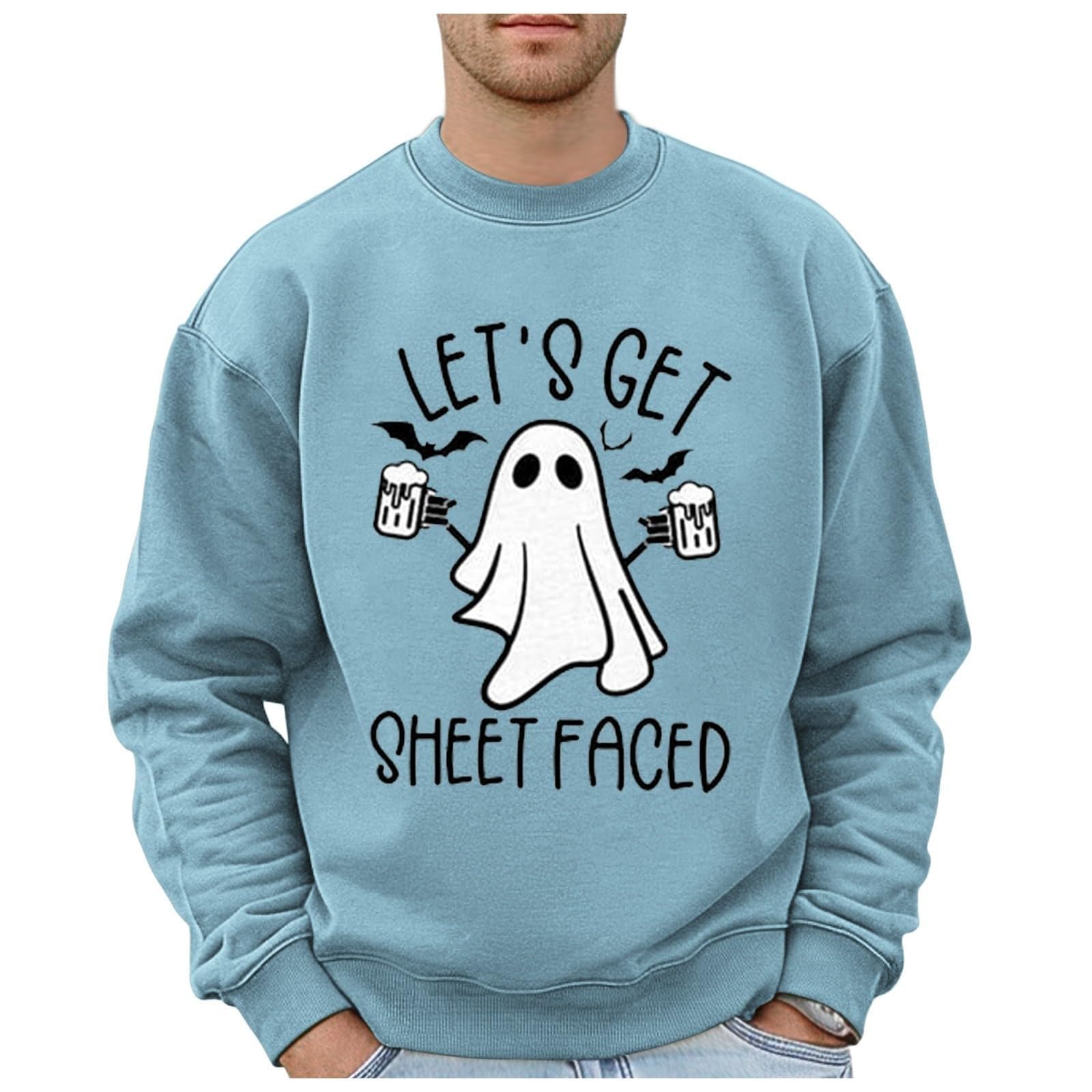 Sudaderas Hombres con Capucha Sudadera Unisex De Manga Larga, Suelta Y Versátil, Estampado Halloween, para Otoño E Invierno. Caprichos Hombre Ropa Deporte Entrenamiento Boxeo Top