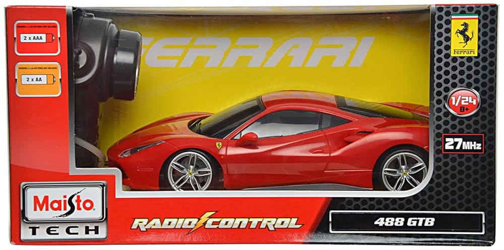 Maisto Ferrari 488 GTB Scale-1:24 Remote Control Toy Car