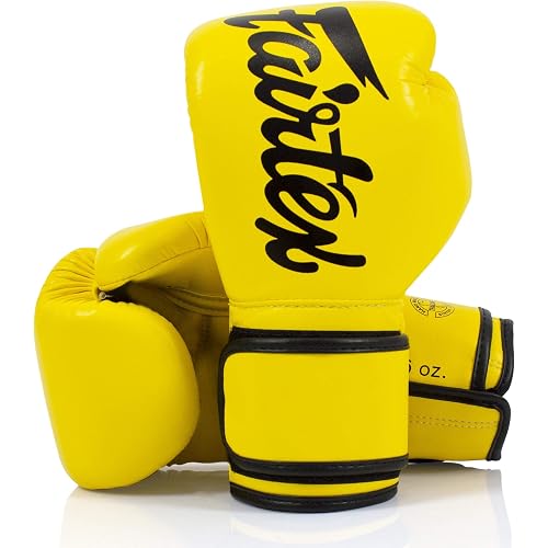 Fairtex Muay Thai Boxing Gloves for Men, Women, Kids | MMA Gloves, Kickboxing, Gym, Workout | Premium Quality, Light Weight & Shock Absorbent Boxing Gloves - BGV14, BGV11, BGV18, BGV20, BGV25