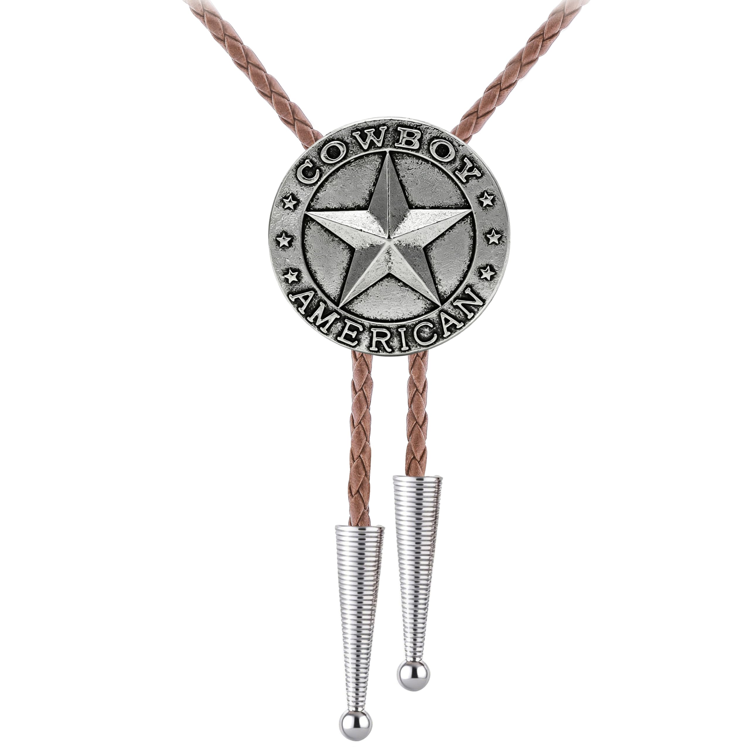 Jeilwiy Bolo Tie for Men Cowboy Ties Western Bolo Tie Necklace for Women
