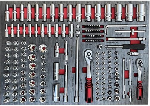 369PCS Mobile Tool Cabinet Trolley Set - Complete Mechanic Tool Kit for Home and Garage Use