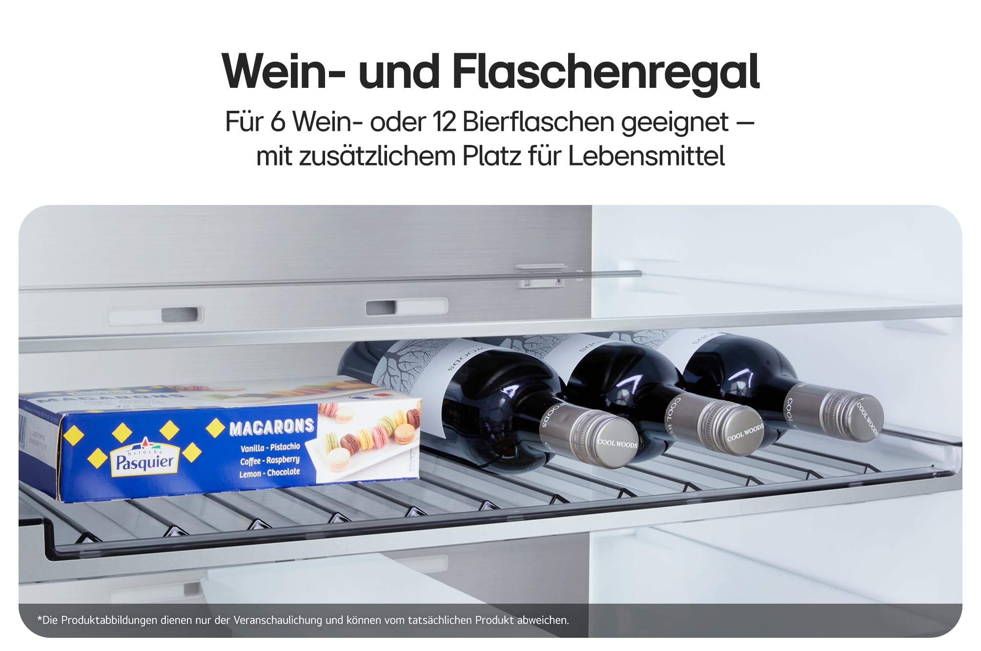 LG GBGW92GCEV Fit&Max Kühl-/Gefrierkombination (465 L, Energieklasse C) vollintegrierbar oder freistehend mit InstaView, FRESHConverter+, Total No Frost, MyBox, Schwarz