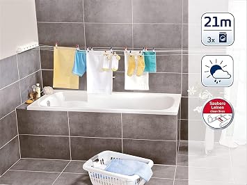 Leifheit Wall Dryer, White, 50 x 23 x 17 cm
